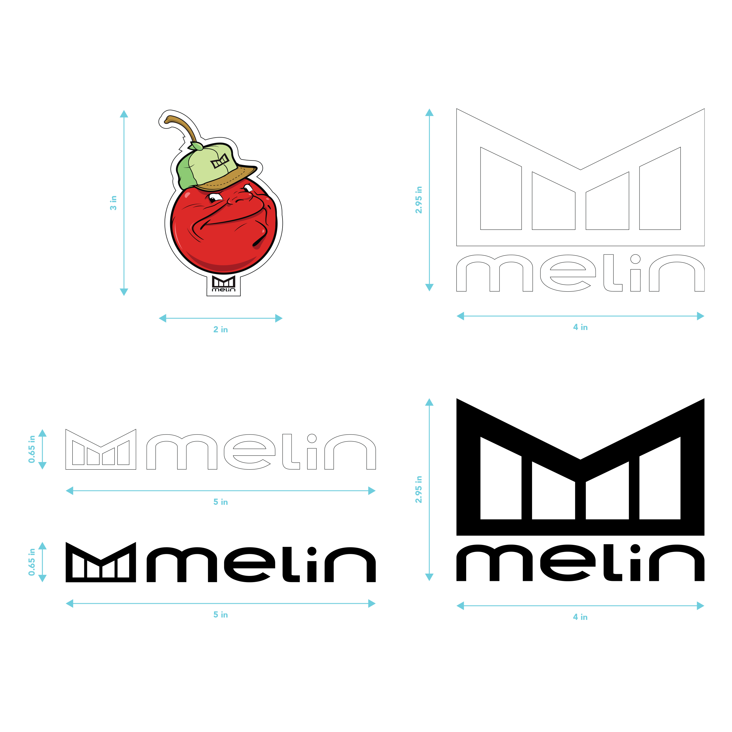 melin Sticker Pack - Multi (QQ3B)